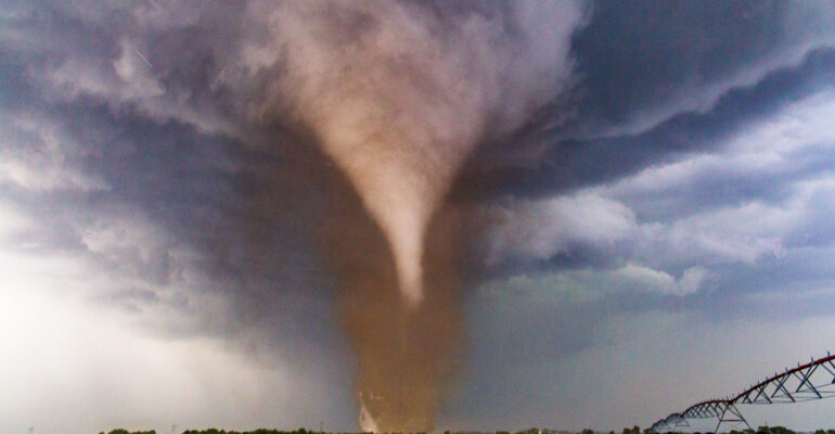 Tornado near Bradshaw, NE on June 20, 2011