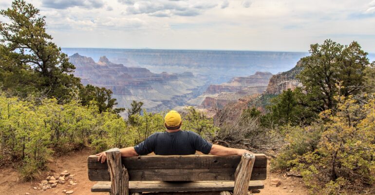 Me overlooking the Grand Canyon