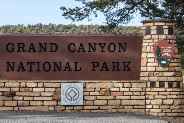 Grand Canyon National Park Sign