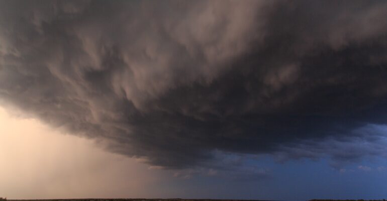 Thunderstorm in Texas in June 2016
