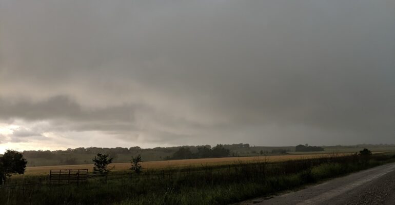 Tornado Warned storm in Jefferson County, Oklahoma on May 16, 2021. The storm was extremely HP in nature
