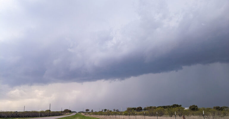 Supercell in Texas on April 2, 2023