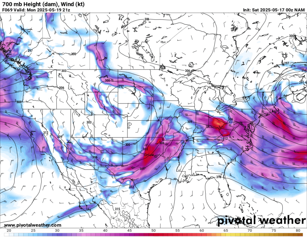 700 mb NAM Forecast