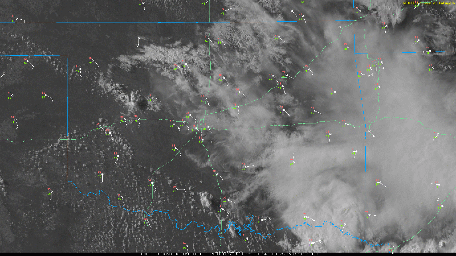 2025-06-15 0030Z Visible Satellite Loop