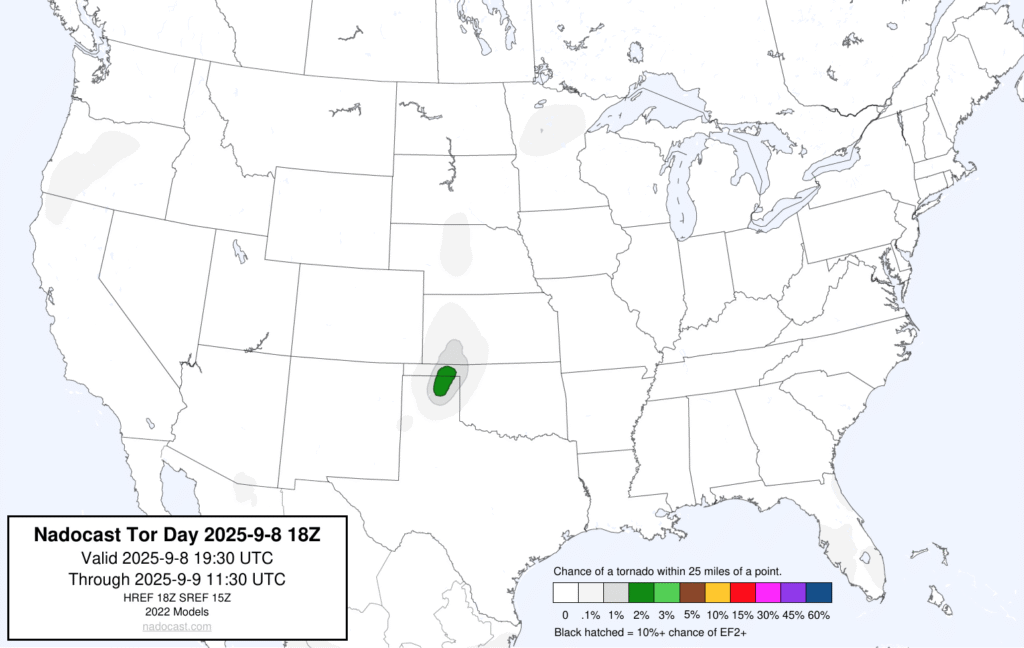 Nadocast from 18Z on September 8, 2025